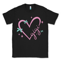Black gigi with heart and ribbons Classic Tee - MaliasSmallBusiness