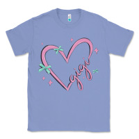 Colony Blue gigi with heart and ribbons Classic Tee - MaliasSmallBusiness