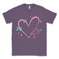 Lavender gigi with heart and ribbons Classic Tee - MaliasSmallBusiness
