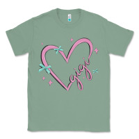 Sage gigi with heart and ribbons Classic Tee - MaliasSmallBusiness
