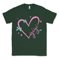 Sports Green gigi with heart and ribbons Classic Tee - MaliasSmallBusiness