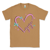 Toasted Coconut gigi with heart and ribbons Classic Tee - MaliasSmallBusiness