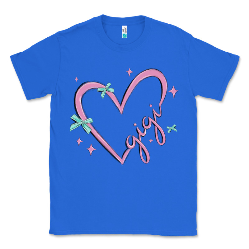 Gigi With Heart And Ribbons Classic Tee by MaliasSmallBusiness | Teevron