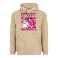 Mushroom In October We Wear Pink and Watch Baseball Heavyweight Hoodie - texasbilliewilder