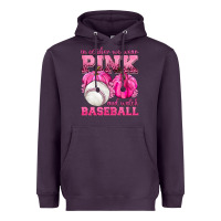 In October We Wear Pink And Watch Baseball Heavyweight Hoodie | Teevron