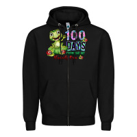 Black 100 days chancing my students crow Zipper Hoodie - SublimationCraftShop