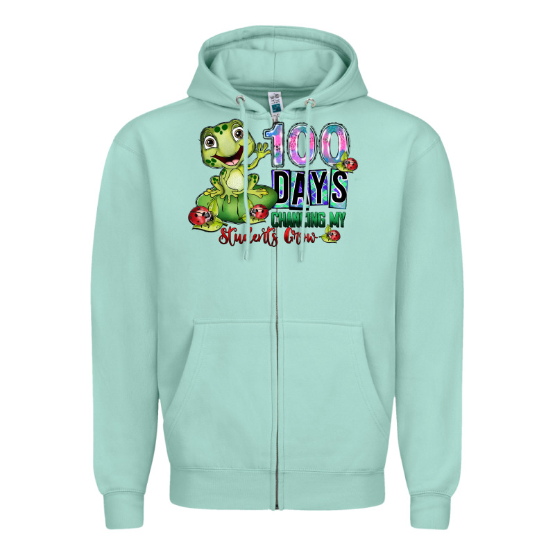 100 Days Chancing My Students Crow Zipper Hoodie by SublimationCraftShop | Teevron