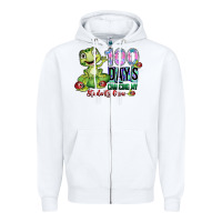 White 100 days chancing my students crow Zipper Hoodie - SublimationCraftShop