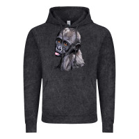 Vintage Arctic Baby Gorilla Head Vintage Hoodie - LillyAllenDesigns