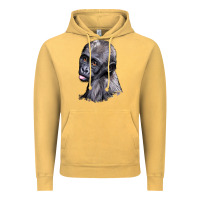 Vintage Mustard Baby Gorilla Head Vintage Hoodie - LillyAllenDesigns