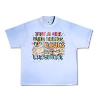 Grape Ice just a girl who brings books everywhere Urban Heavy Tee - MaliasSmallBusiness