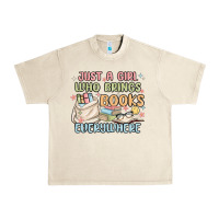 Sandshell just a girl who brings books everywhere Urban Heavy Tee - MaliasSmallBusiness