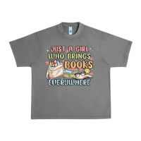 Tornado just a girl who brings books everywhere Urban Heavy Tee - MaliasSmallBusiness