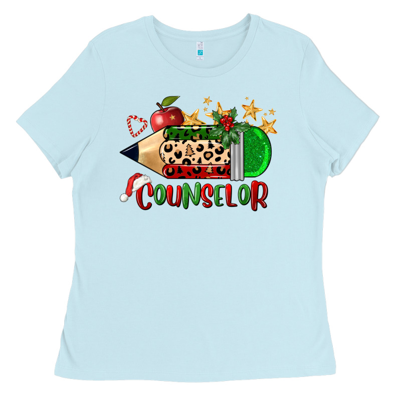 Christmas Counselor Pencil Ladies Tee by FaDigitalArtStudio | Teevron