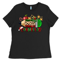 Black christmas counselor pencil Ladies Tee - FaDigitalArtStudio