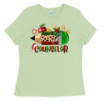 Matcha christmas counselor pencil Ladies Tee - FaDigitalArtStudio