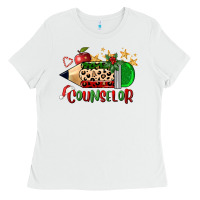 White christmas counselor pencil Ladies Tee - FaDigitalArtStudio
