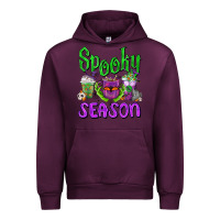 Mauve Wine Spooky Season Coffee Cups Urban Hoodie - FaDigitalArtStudio