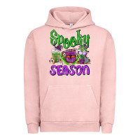 Pigment Salmon Spooky Season Coffee Cups Urban Hoodie - FaDigitalArtStudio