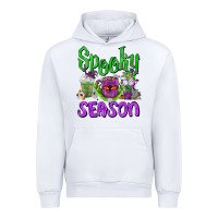 White Spooky Season Coffee Cups Urban Hoodie - FaDigitalArtStudio