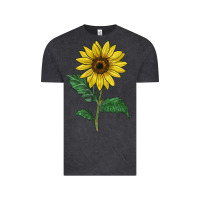 Vintage Black Sunray yellow sunflower Vintage Tee - LillyAllenDesigns