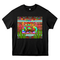Black proud dad tumbler Heavy Core Tee - HRA Design Shop