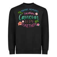 Black making memories vacation cancun 2024 together Heavyweight Sweatshirt - MaliasSmallBusiness