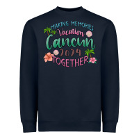 Navy making memories vacation cancun 2024 together Heavyweight Sweatshirt - MaliasSmallBusiness