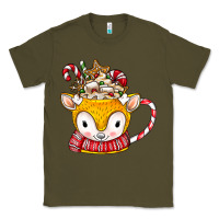 Army Green coffee cups animal Classic Tee - CowhideDigitalArt