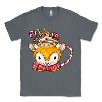 Charcoal Heather coffee cups animal Classic Tee - CowhideDigitalArt