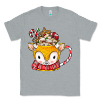 Heather Grey coffee cups animal Classic Tee - CowhideDigitalArt