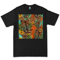 Black western boots and sunflowers seamless pattern Premium Tee - HRA Design Shop