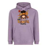 Lavender one thankful mama afro messy bun Heavyweight Hoodie - texasbilliewilder