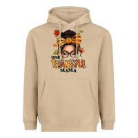 Mushroom one thankful mama afro messy bun Heavyweight Hoodie - texasbilliewilder