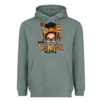 Sage one thankful mama afro messy bun Heavyweight Hoodie - texasbilliewilder
