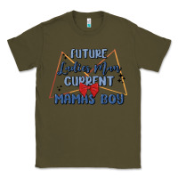 Army Green future ladies man current mamas boy Classic Tee - MaliasSmallBusiness