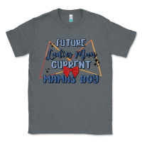 Charcoal Heather future ladies man current mamas boy Classic Tee - MaliasSmallBusiness