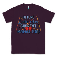 Plum future ladies man current mamas boy Classic Tee - MaliasSmallBusiness