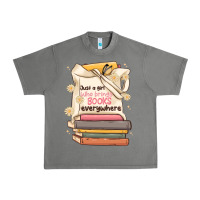 Tornado just a girl who brings books everywhere Urban Heavy Tee - MaliasSmallBusiness