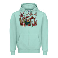 Seafoam Noel Zipper Hoodie - SublimationCraftShop