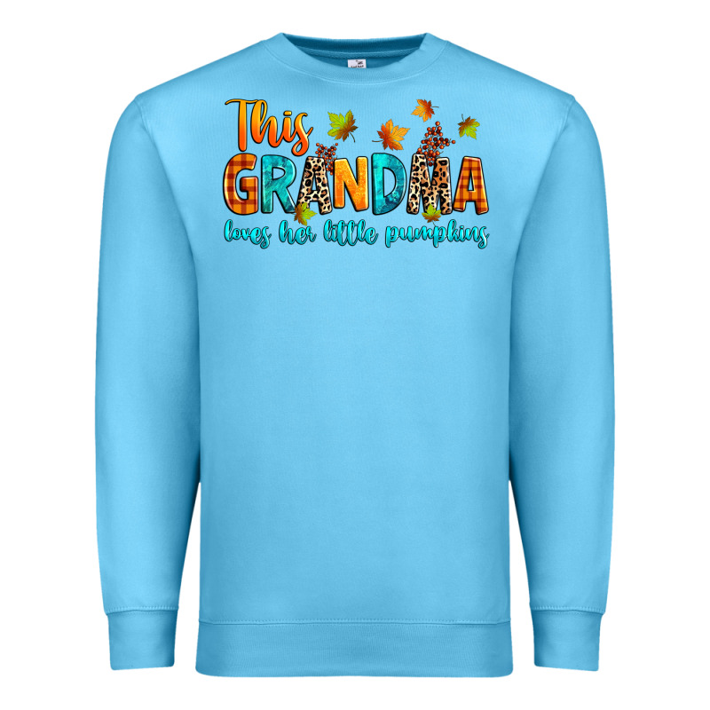 Customized This Grandma Loves Her Little Pumpkins Premium Sweatshirt by texasbilliewilder | Teevron
