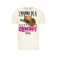 I Wanna Be A Cowboy Baby Vintage Tee | Teevron