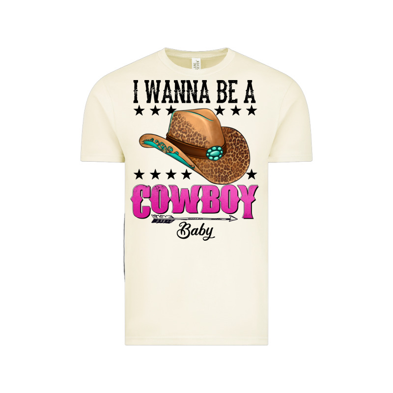 I Wanna Be A Cowboy Baby Vintage Tee by AdoDesignShop | Teevron