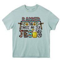 Arona raised on sweet and tea jesus Heavy Core Tee - CowhideDigitalArt