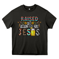 Asphalt raised on sweet and tea jesus Heavy Core Tee - CowhideDigitalArt