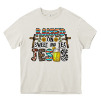 Cream raised on sweet and tea jesus Heavy Core Tee - CowhideDigitalArt