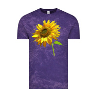 Cloud Purple sunflower Vintage Tee - LillyAllenDesigns
