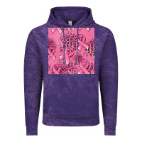 Cloud Purple breast cancer seamless pattern Vintage Hoodie - Jasminsmagicworld