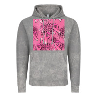 Cloud Rock breast cancer seamless pattern Vintage Hoodie - Jasminsmagicworld