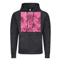 Vintage Black breast cancer seamless pattern Vintage Hoodie - Jasminsmagicworld